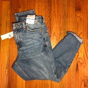 Topshop petite Mom Jeans (New with tags)
